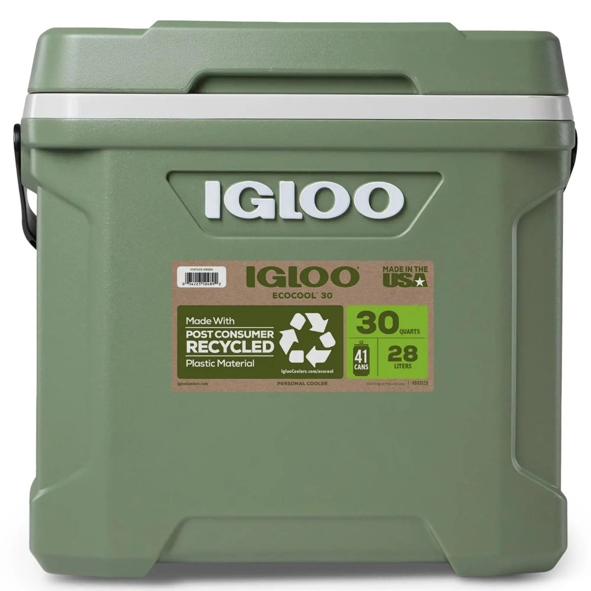 Igloo ECOCOOL Latitude 30 QT Cooler - Green Igloo