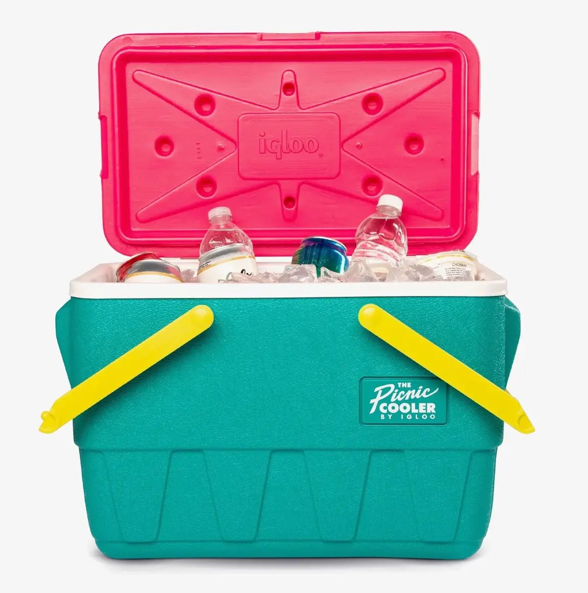 Igloo Retro Picnic Basket 25 QT Cooler - Jade Igloo