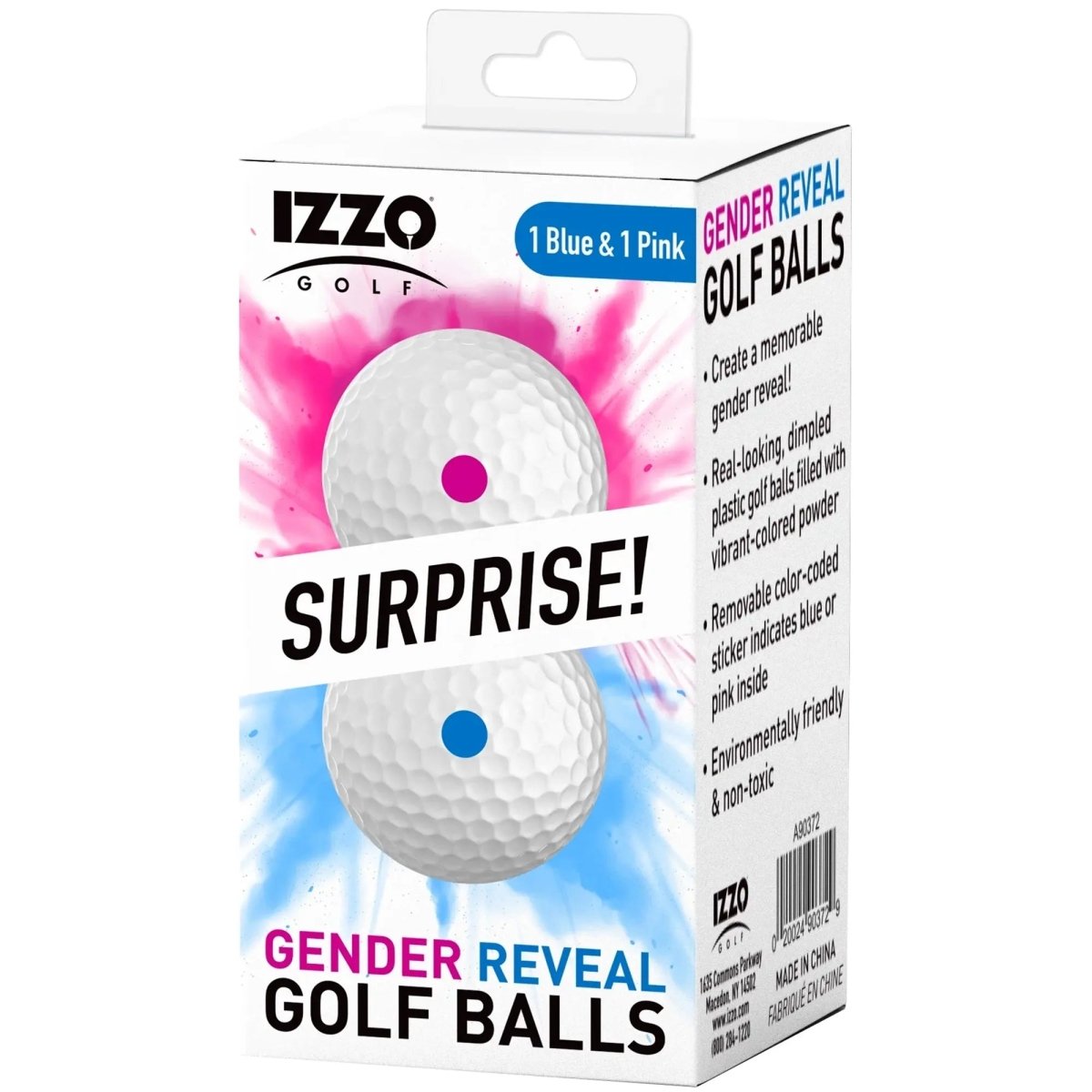 Izzo Golf Gender Reveal Golf Balls IZZO Golf