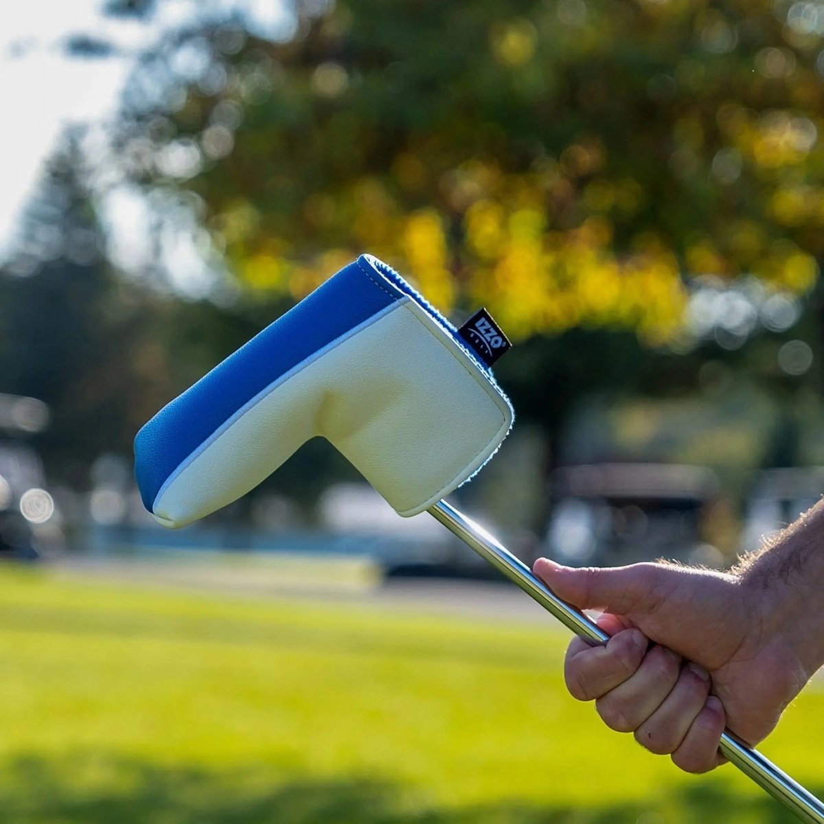 Izzo Golf Premium Golf Putter Headcover - Blade - Blue/White IZZO Golf