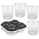 Izzo Golf Whiskey Glass & Golf Ball Ice Set IZZO Golf