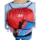 JAWS QuickPACK Drawstring Organizing Backpack with SwimPack Aquatic Care Kit JAWS