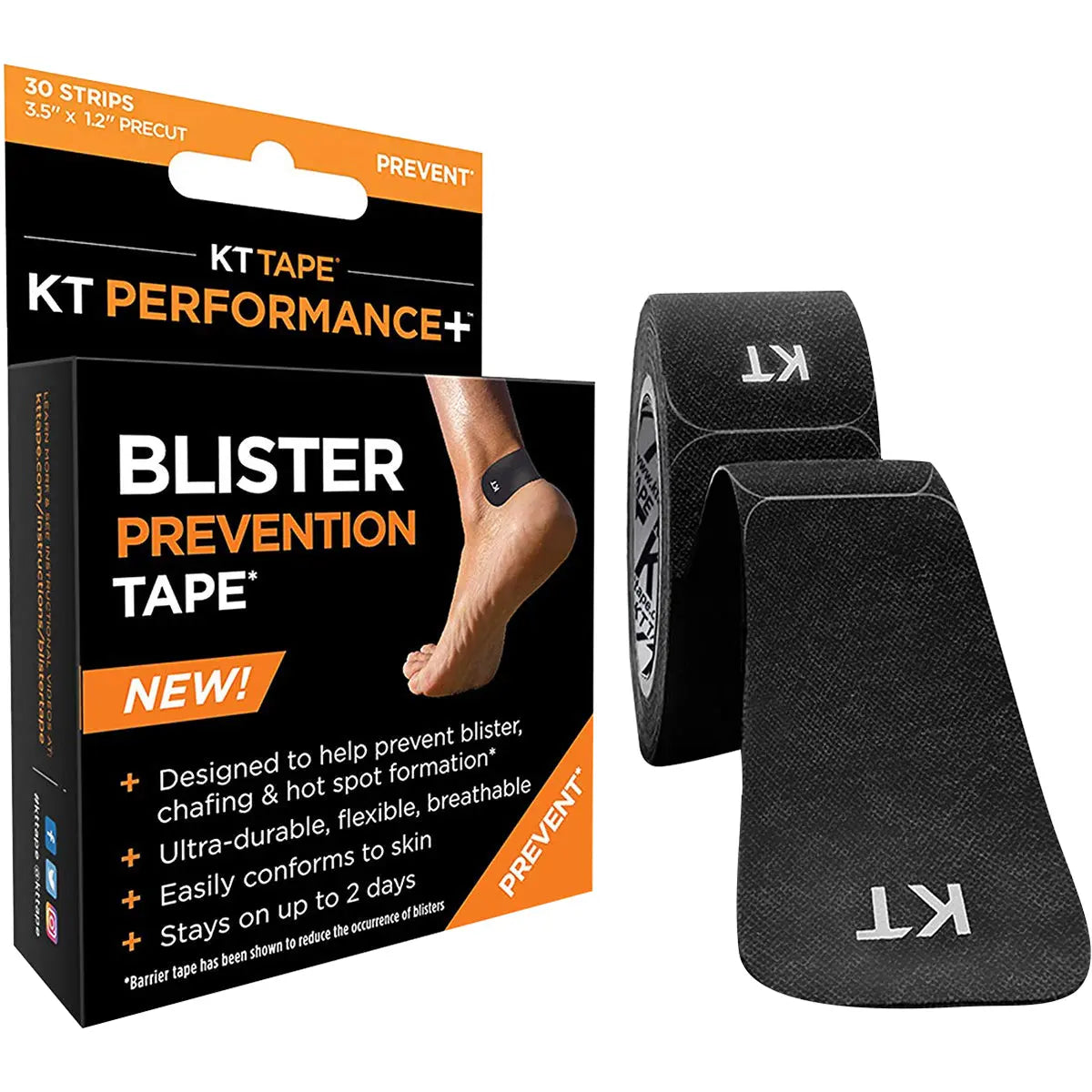 KT Tape Precut 3.5" Perfomance Blister Prevention Tape - 30 Strips KT Tape