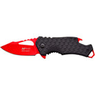 MTech USA Framelock Spring Assisted Folding Knife, 2.25" Red Blade, MT-A882RD M-Tech