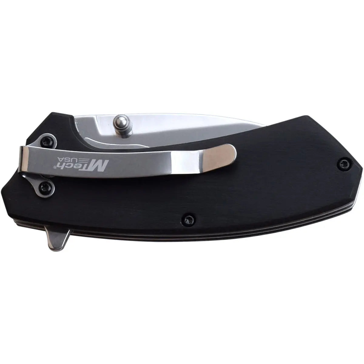 MTech USA Linerlock Spring Assisted Folding Knife, Pakkawood Black, MT-A1163BK M-Tech