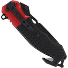 MTech USA Rescue Linerlock Tactical Manual Folding Knife, Fire Fighter, MT-740FD M-Tech