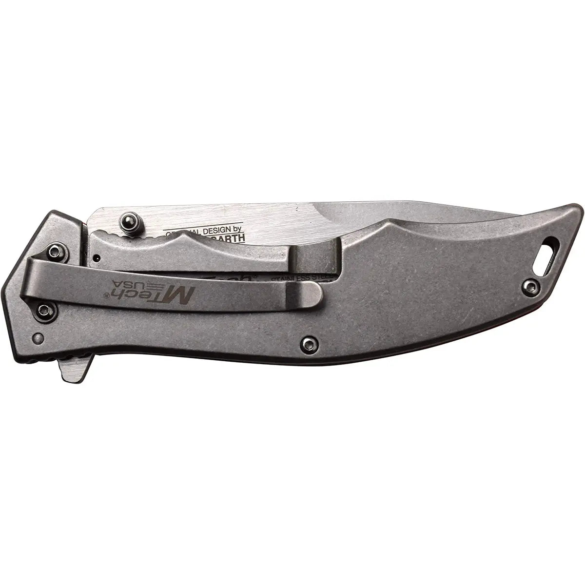 MTech USA Xtreme Linerlock Spring Assisted Folding Knife, Flag Blade, MX-A849CL M-Tech