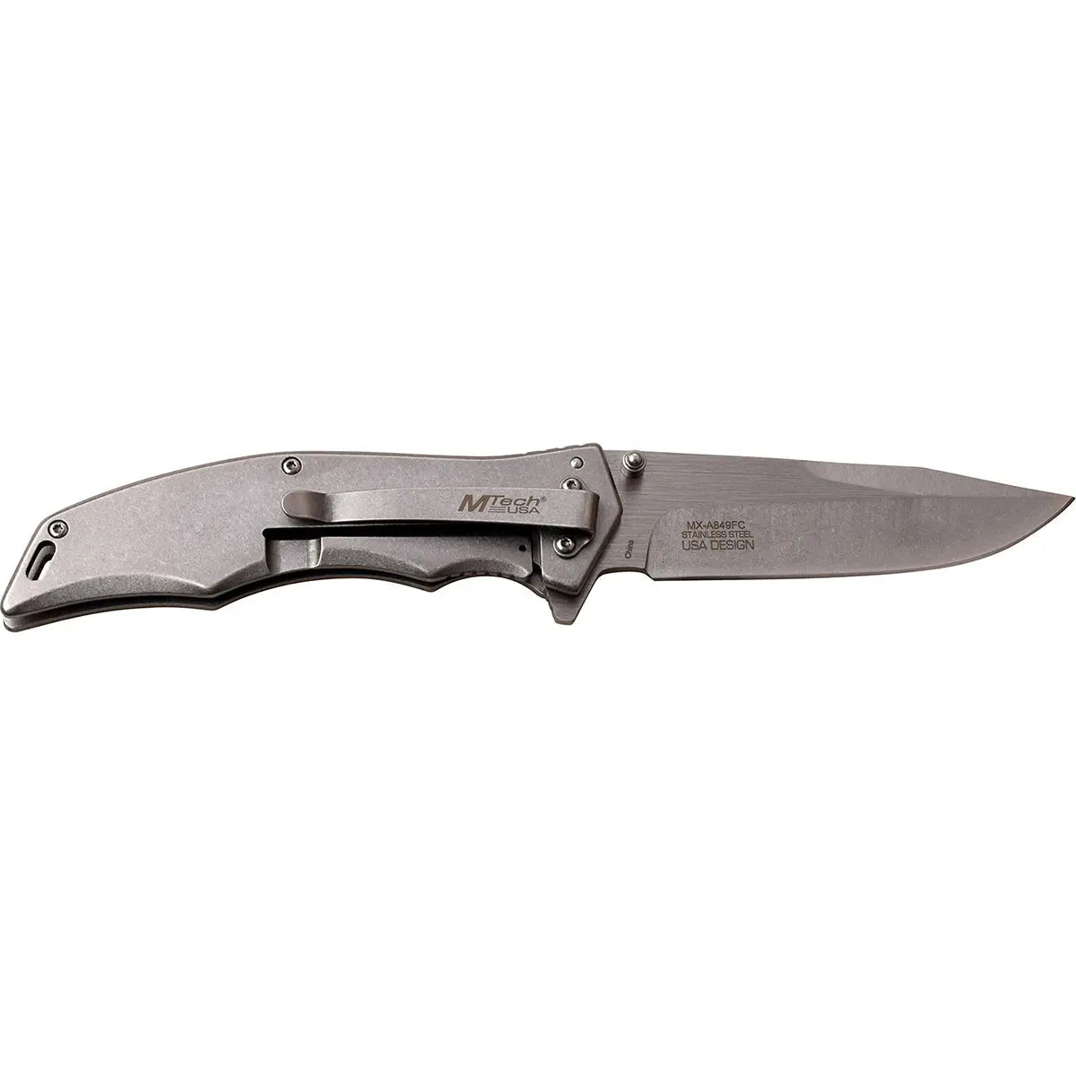 MTech USA Xtreme Spring Assisted Folding Knife, We The People, Brown, MX-A849FC M-Tech