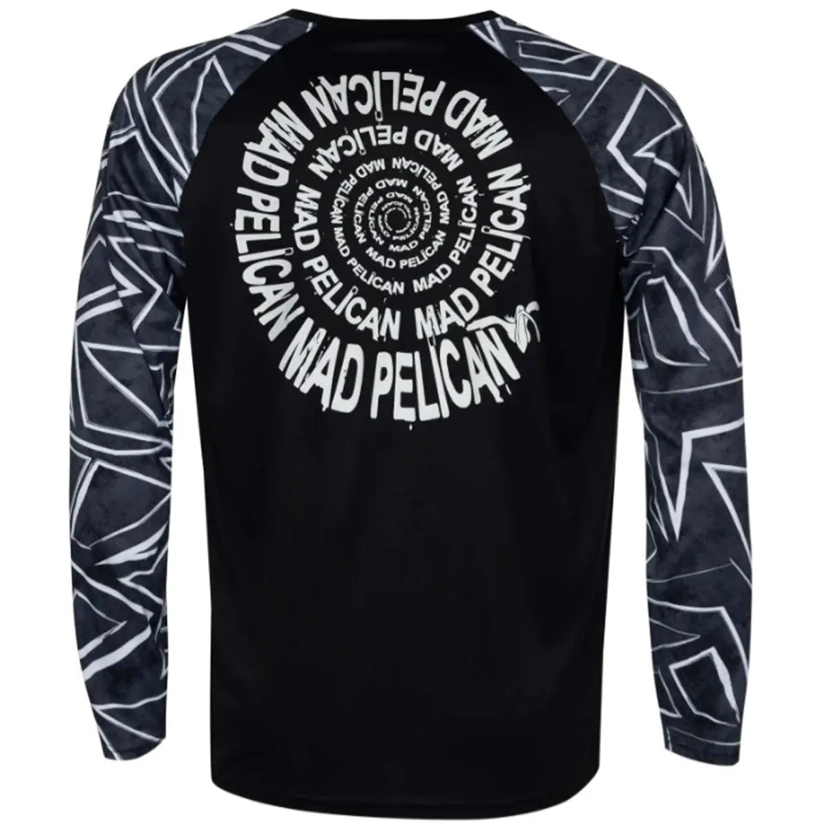 Mad Pelican Circle On Edges Sun Kicker Raglan UV Long Sleeve T-Shirt- Anthracite Mad Pelican