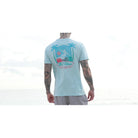 Mad Pelican Ocean Vibes Surfer Perfection Graphic T-Shirt - Crystal Blue Mad Pelican