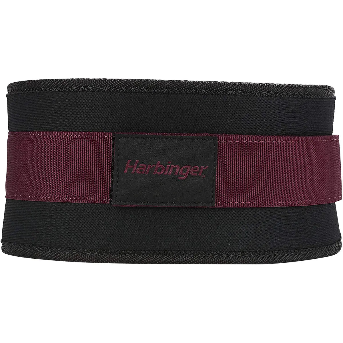 Harbinger 4.5" Unisex Foam Core Weight Lifting Belt - Black/Merlot Harbinger