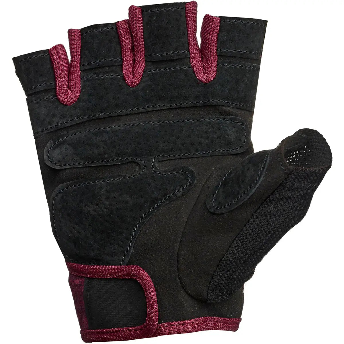 Harbinger Women's FlexFit Weight Lifting Gloves - Black/Merlot Harbinger