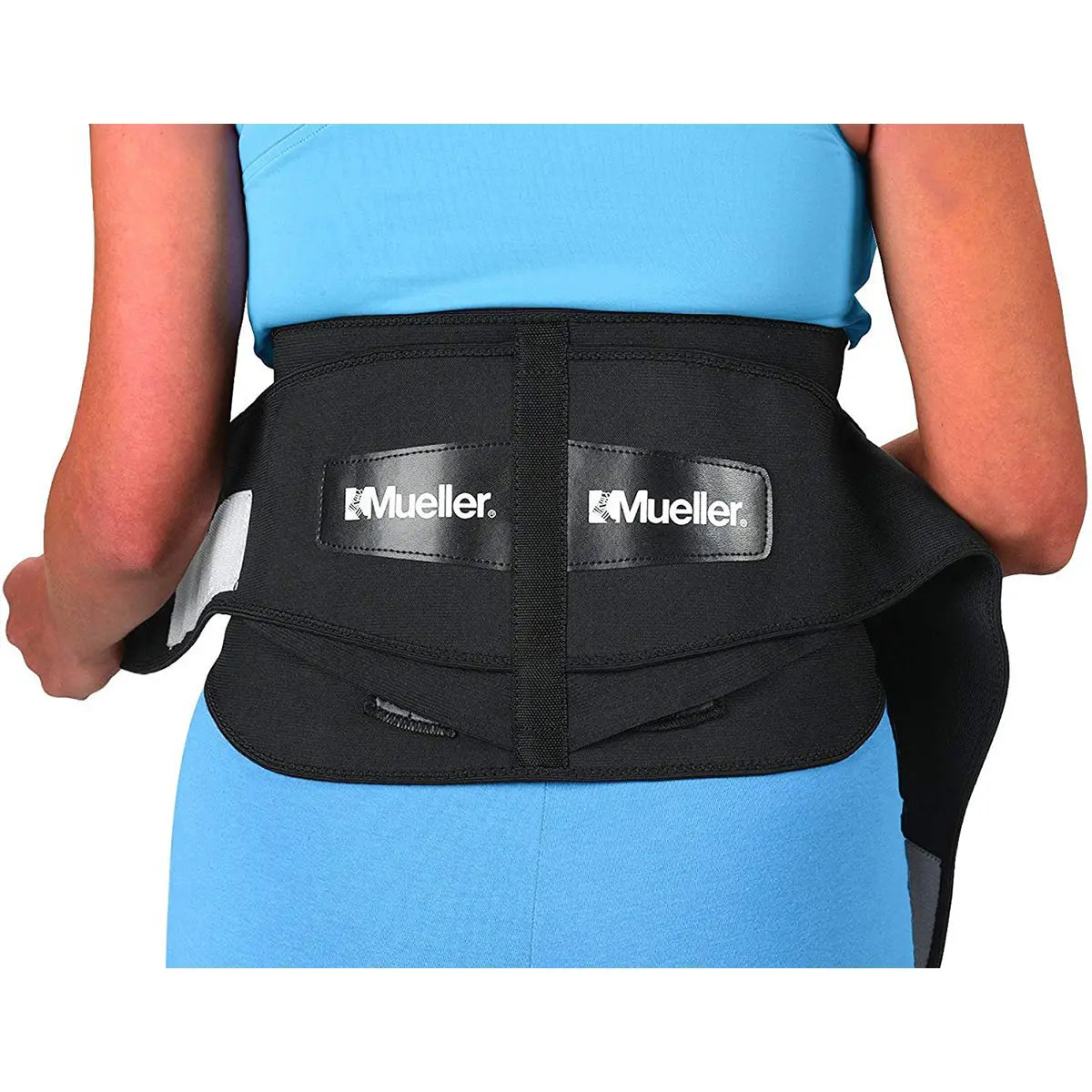 Mueller Adjustable Back Brace with Lumbar Pad - Regular - Black Mueller Sports Medicine