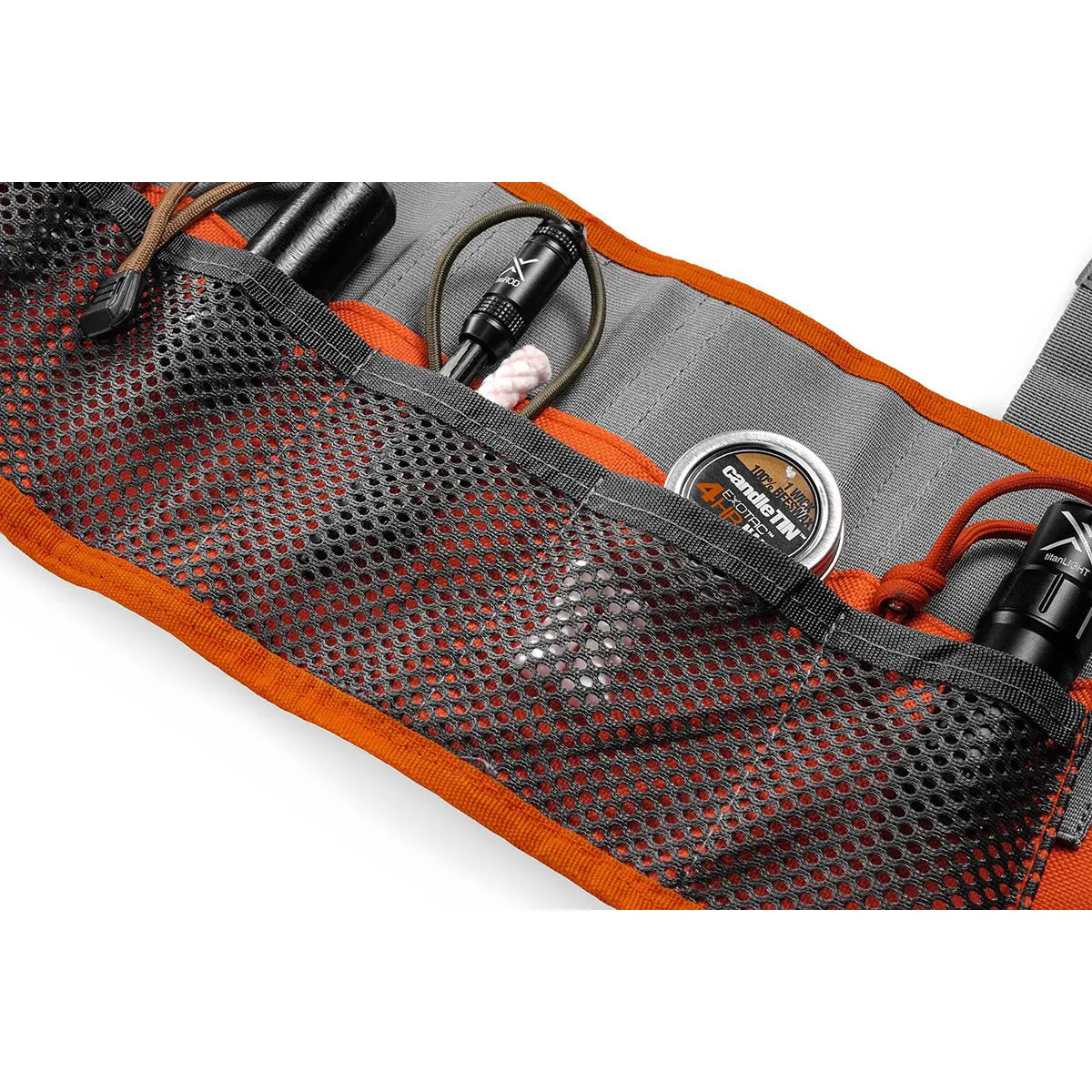 Exotac toolROLL Fire Starter Gear Carrier - Black/Orange Exotac