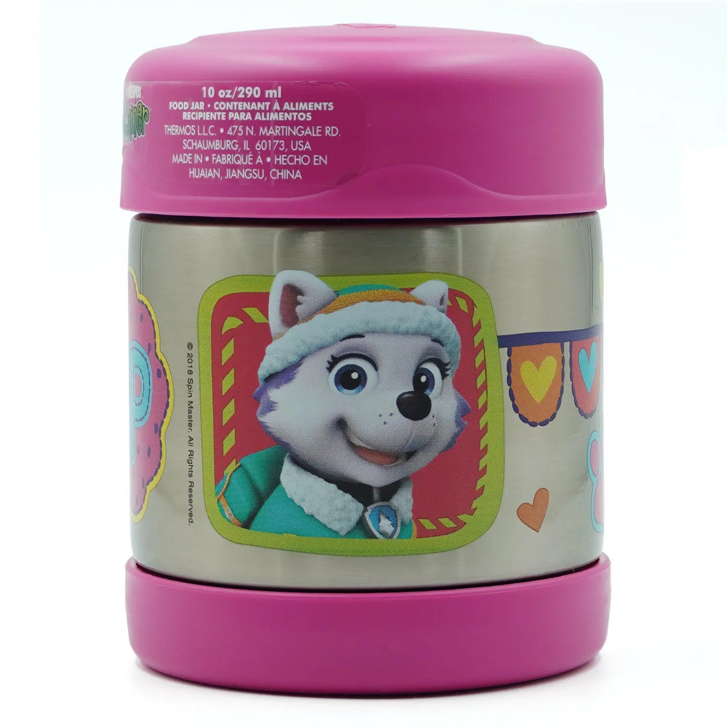 Thermos 10 oz. Kid's Funtainer Stainless Steel Food Jar - Paw Patrol/Pink Thermos