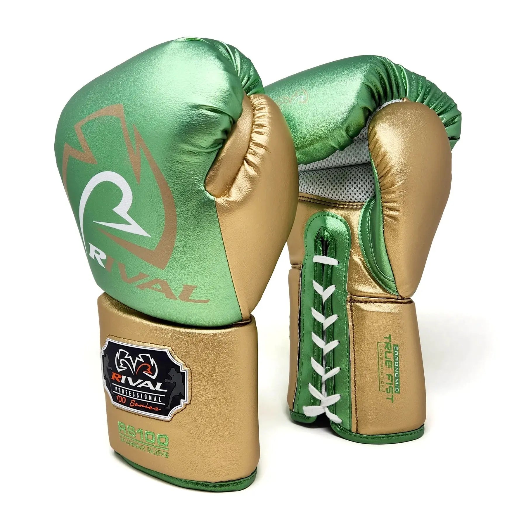 RIVAL Boxing RS100 Professional Lace-Up Sparring Gloves RIVAL