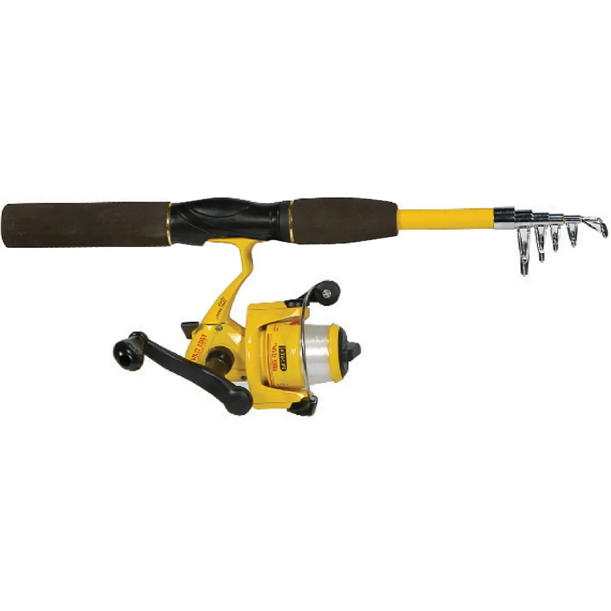 Collapsible Fishing Pole With Reel