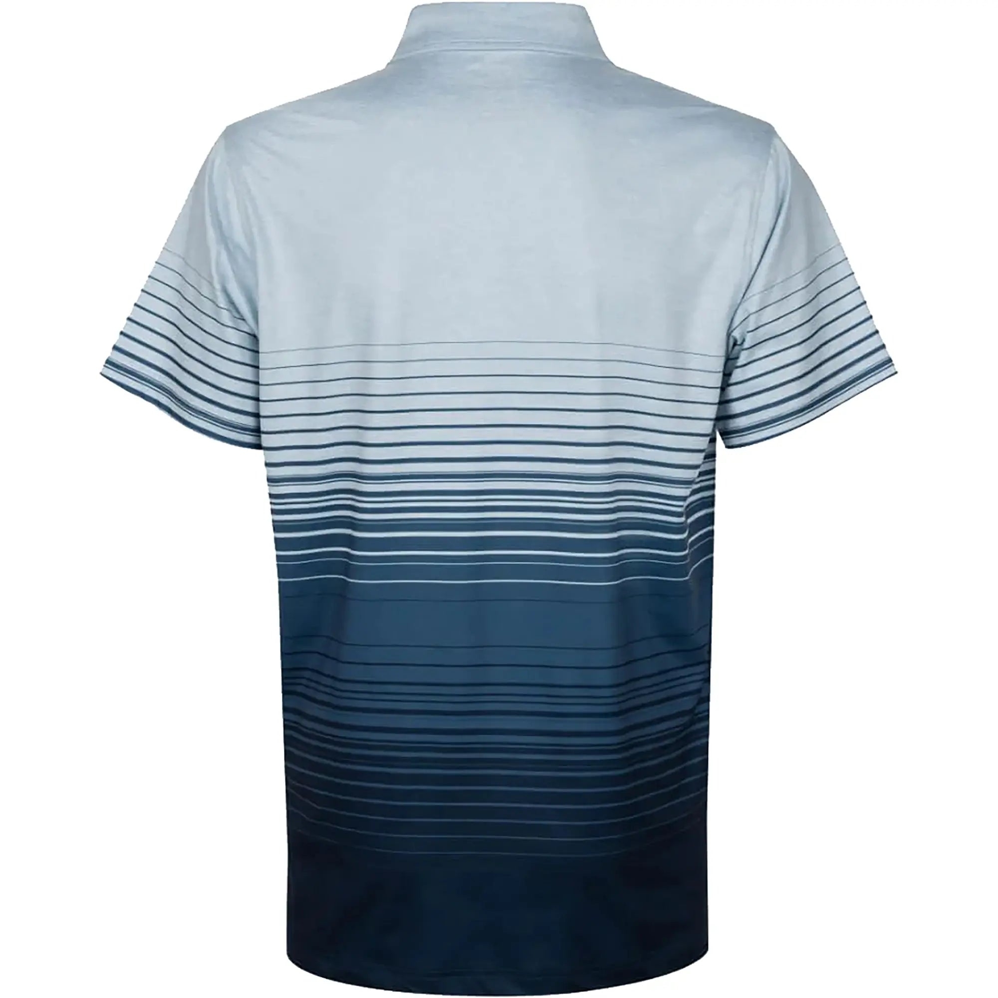 Reel Life Bandon Faded Stripe Polo Shirt - Omphalodes Reel Life
