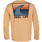 Reel Life Basic Wave UV Long Sleeve Performance T-Shirt - Apricot Wash Reel Life