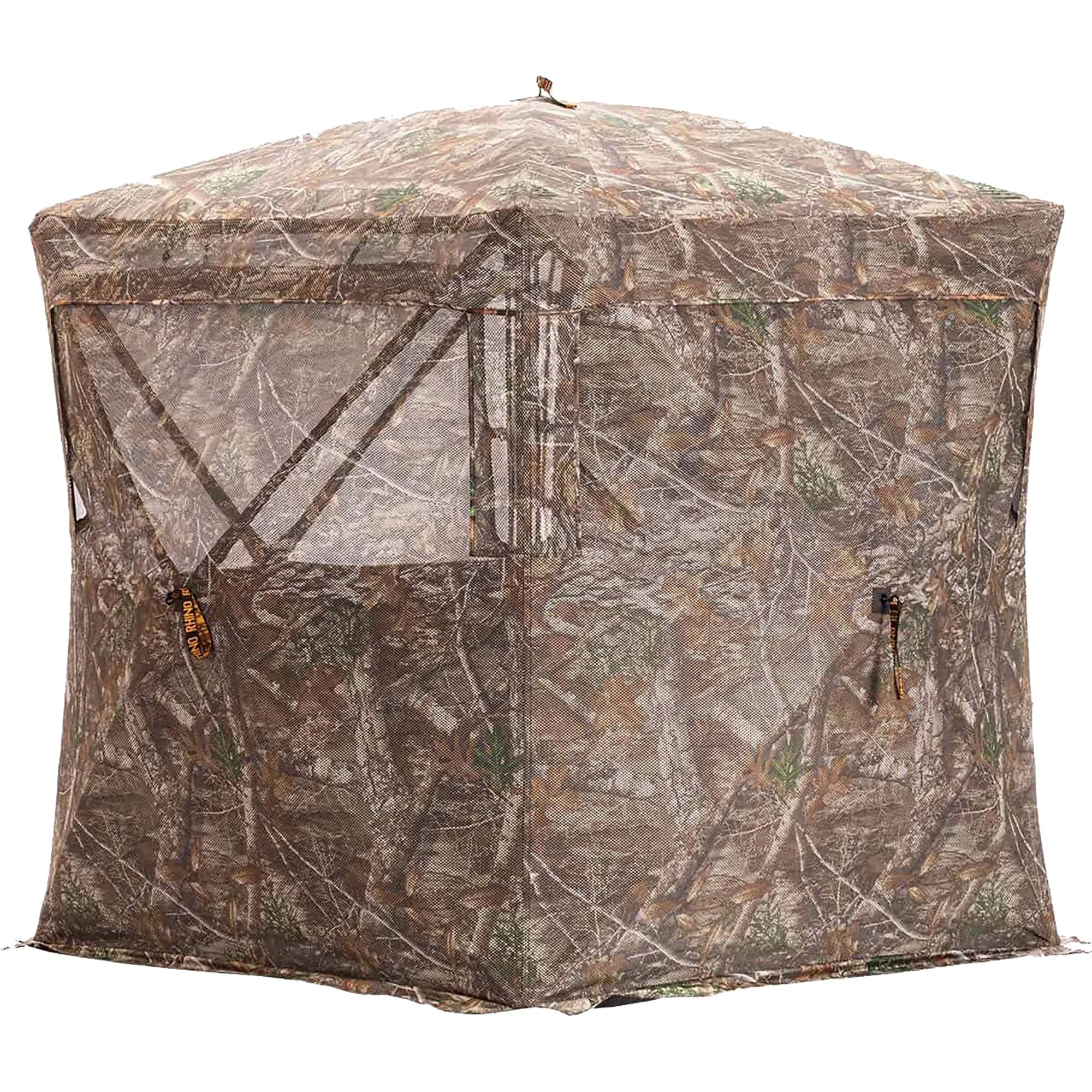 Rhino 270 Hunting 3-Person See-Through Blind - Realtree Edge Rhino