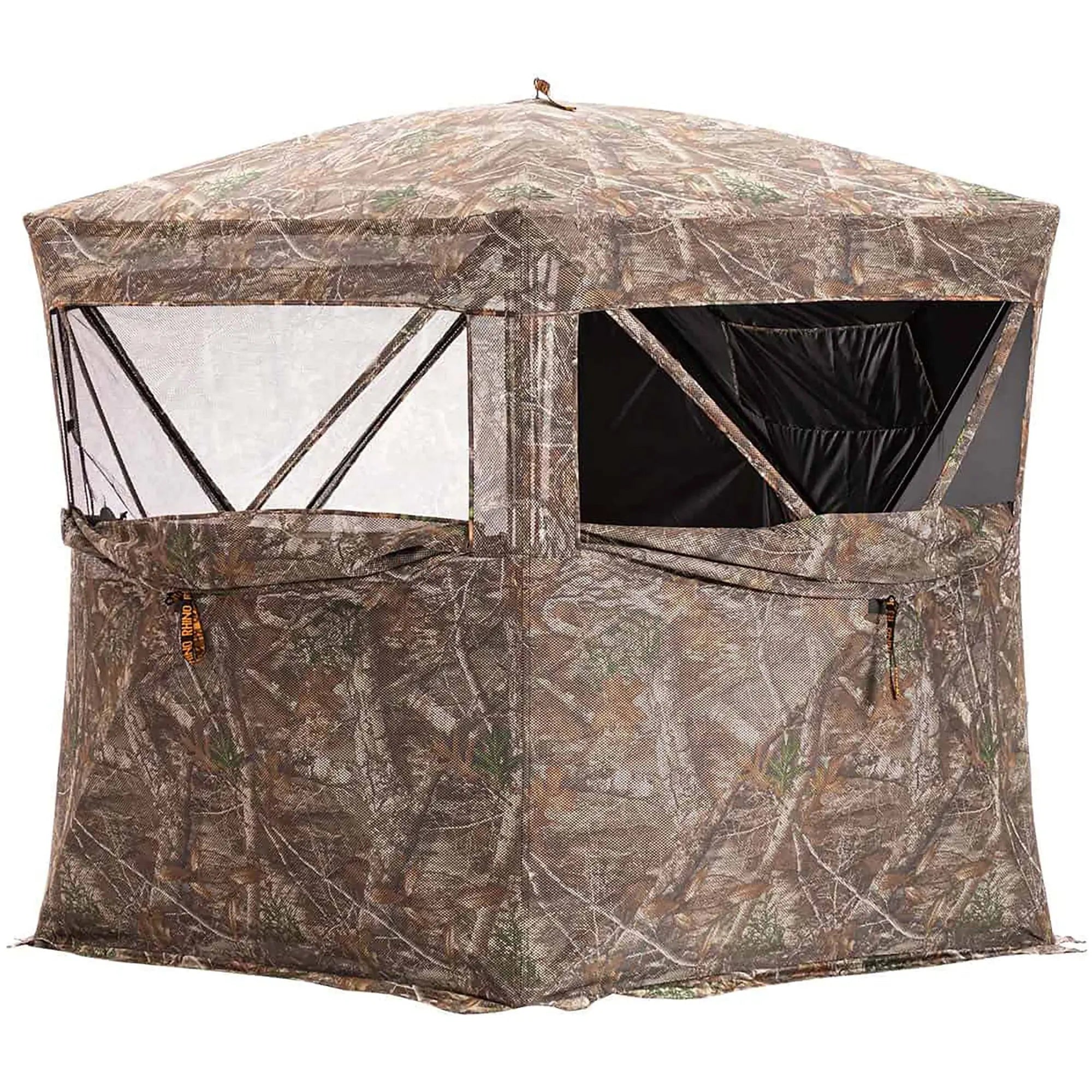 Rhino 270 Hunting 3-Person See-Through Blind - Realtree Edge Rhino