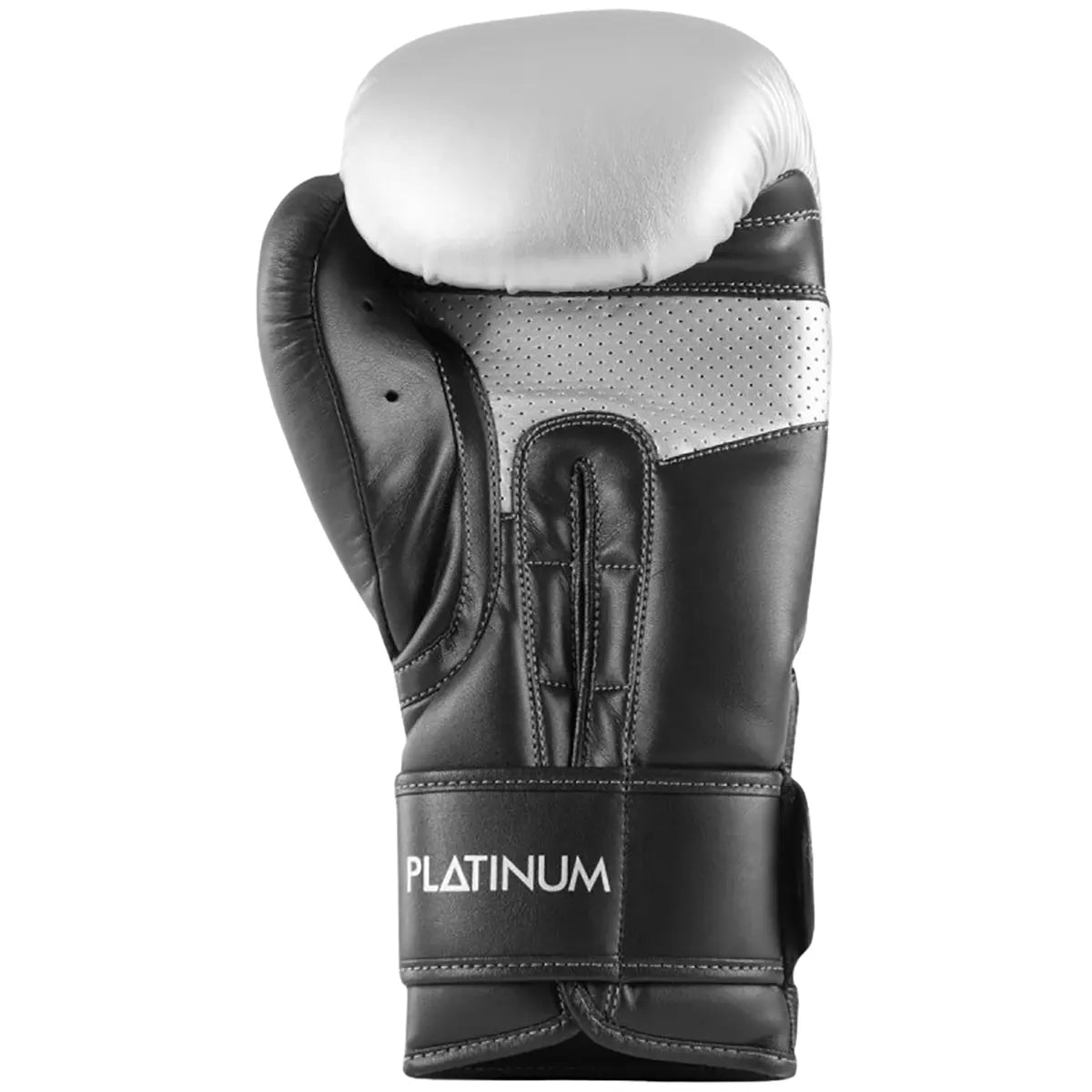 Title Boxing Platinum Proclaim Hook and Loop Training Gloves - Black/Silver Title Boxing