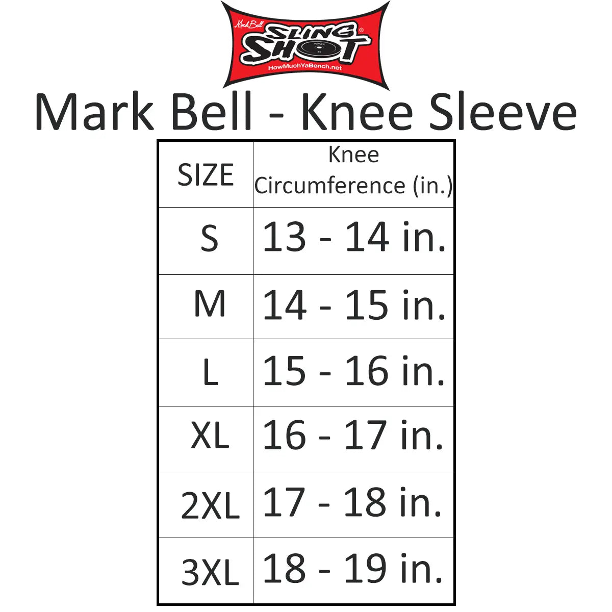 Sling Shot Extreme "X" Knee Sleeves by Mark Bell Sling Shot