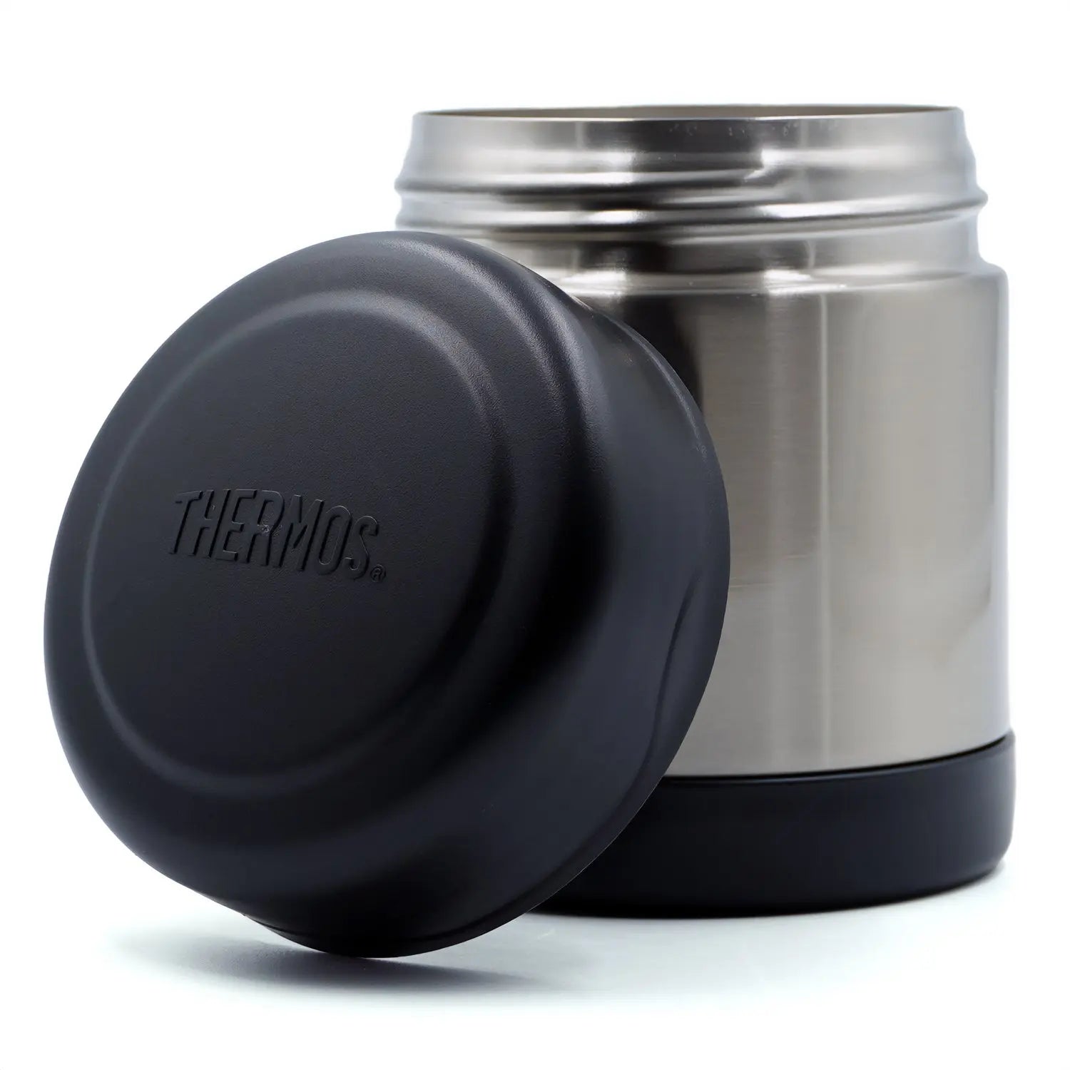 Thermos 10 oz. Vacuum Insulated Stainless Steel Food Jar - Black/Stainless Steel Thermos