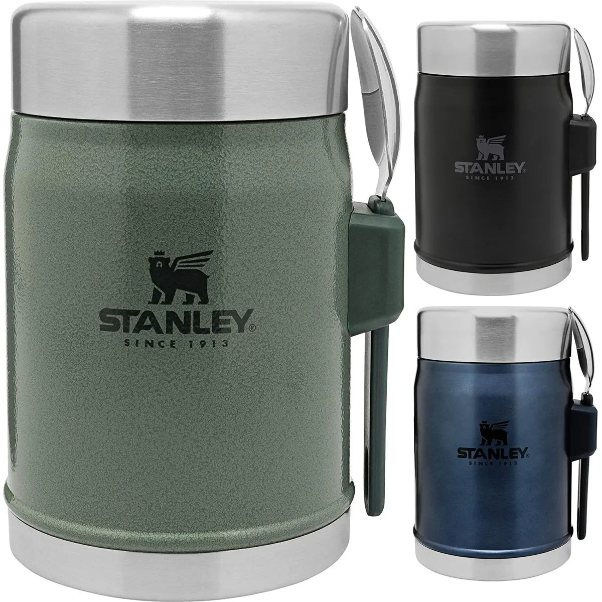 Stanley Legendary 14 oz. Vacuum Insulated Stainless Steel Food Jar with Spork Stanley