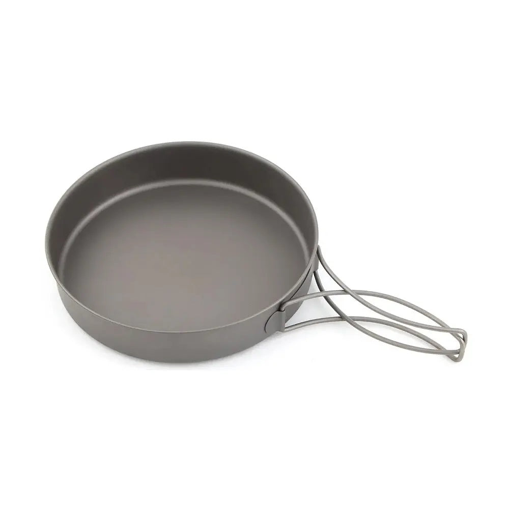TOAKS Titanium Frying Pan with Foldable Handle - 130mm TOAKS