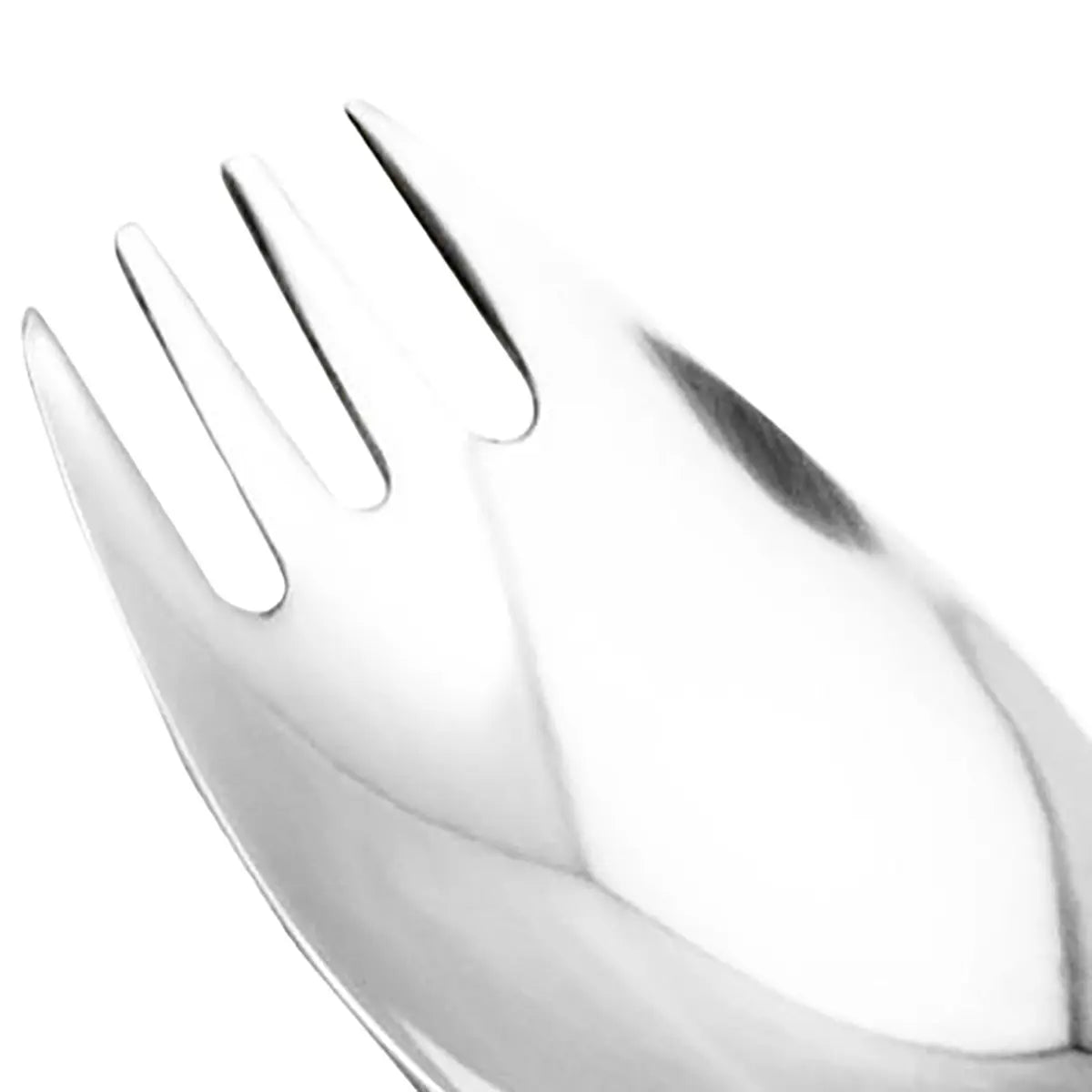 TOAKS Polished Narrow Head Titanium Camping Spork with Matte Handle TOAKS