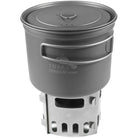 TOAKS Titanium Alcohol Stove and 900ml Pot Cook System CS-04 TOAKS