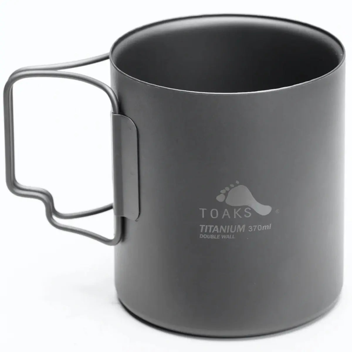 TOAKS Titanium Lightweight 370ml Double Wall Cup CUP-370-DW - Outdoor Camping Toaks