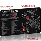 TekMat Original Gun Cleaning Mat - 17" X 11" - Heckler & Koch P30™ TekMat