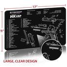 TekMat Original Gun Cleaning Mat - 17" X 11" - Heckler & Koch USP™ TekMat