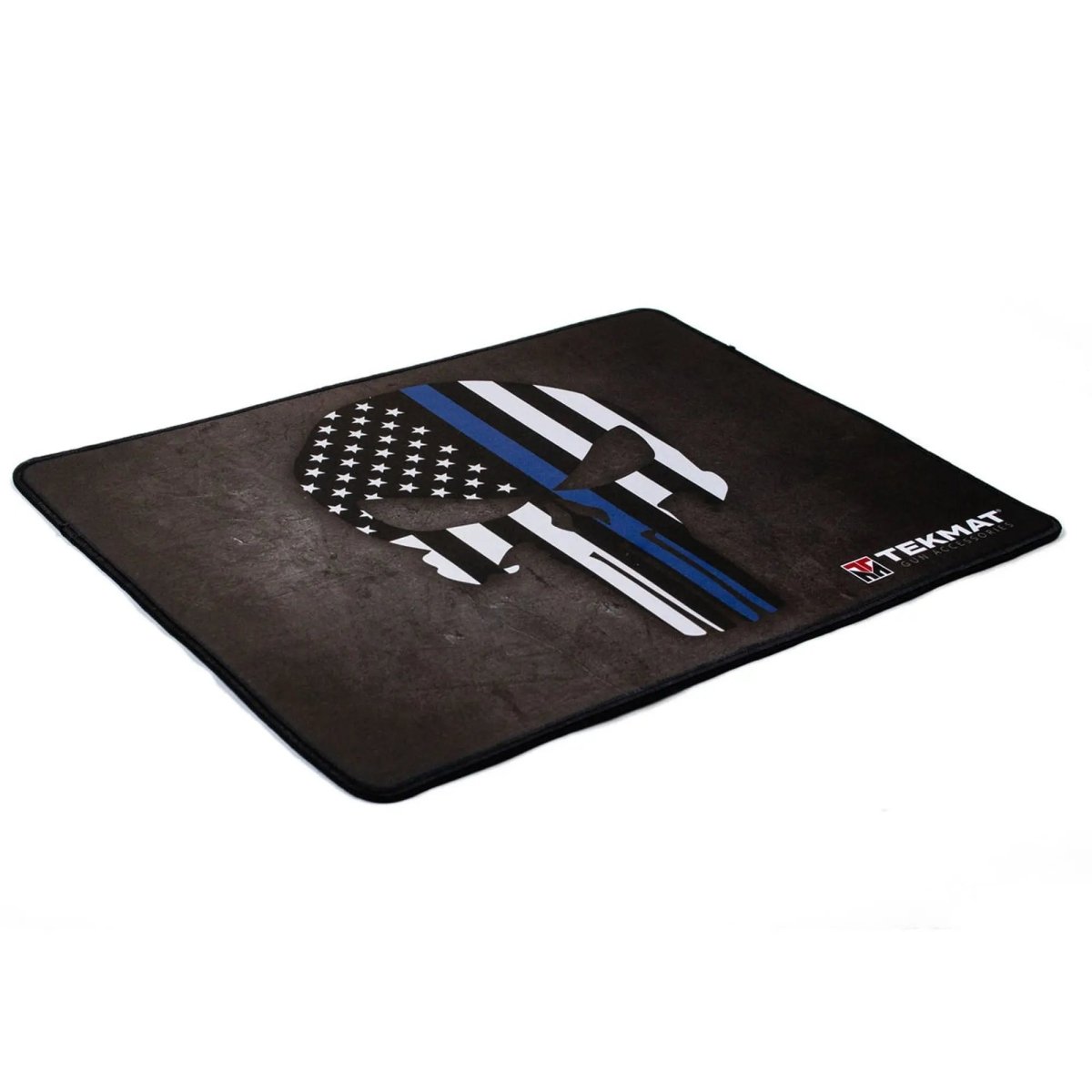 TekMat Ultra Premium Gun Cleaning Mat - 20" X 15" - Punisher Blue Line TekMat