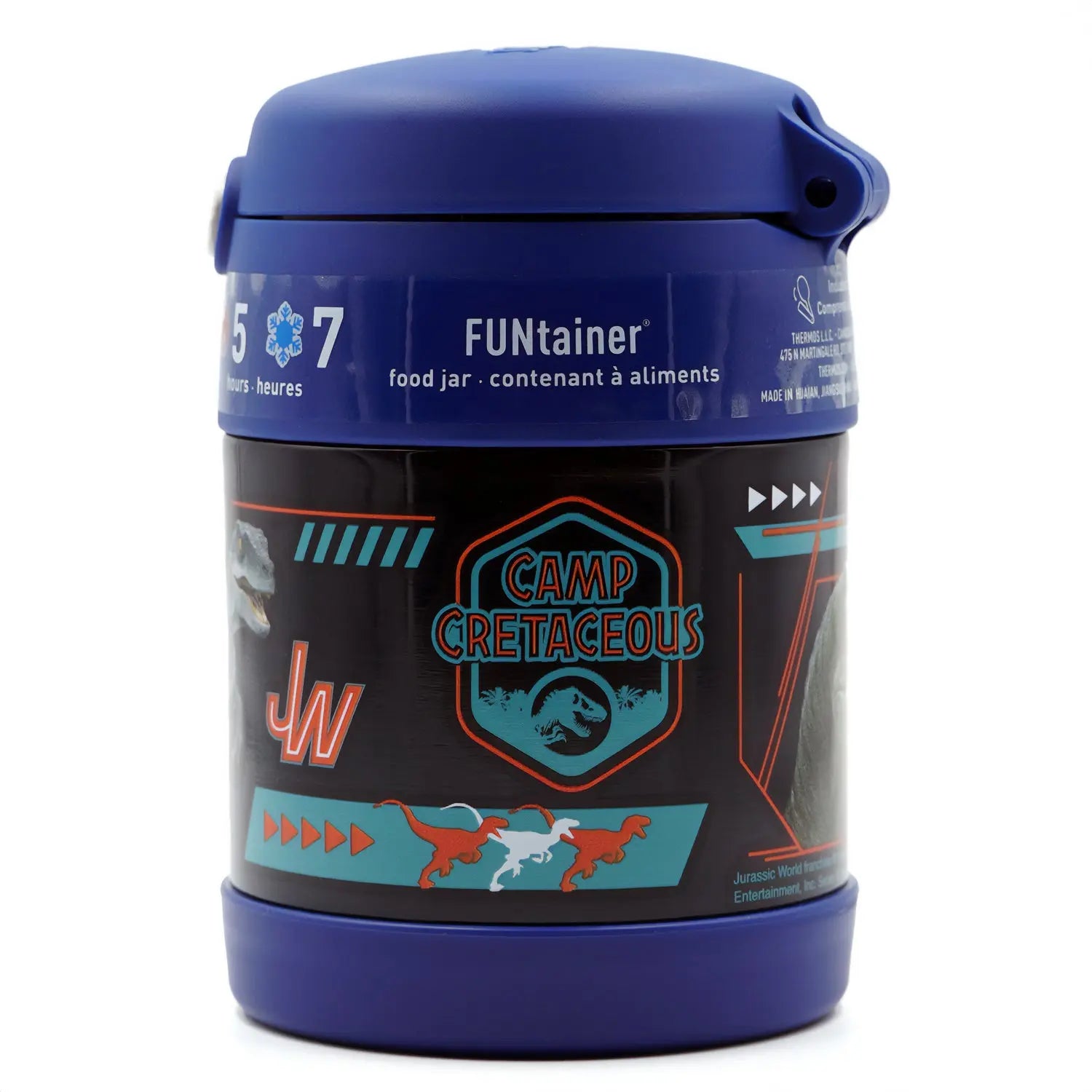 Thermos 10 oz. Kid's Funtainer Stainless Food Jar with Spoon - Jurassic World Thermos