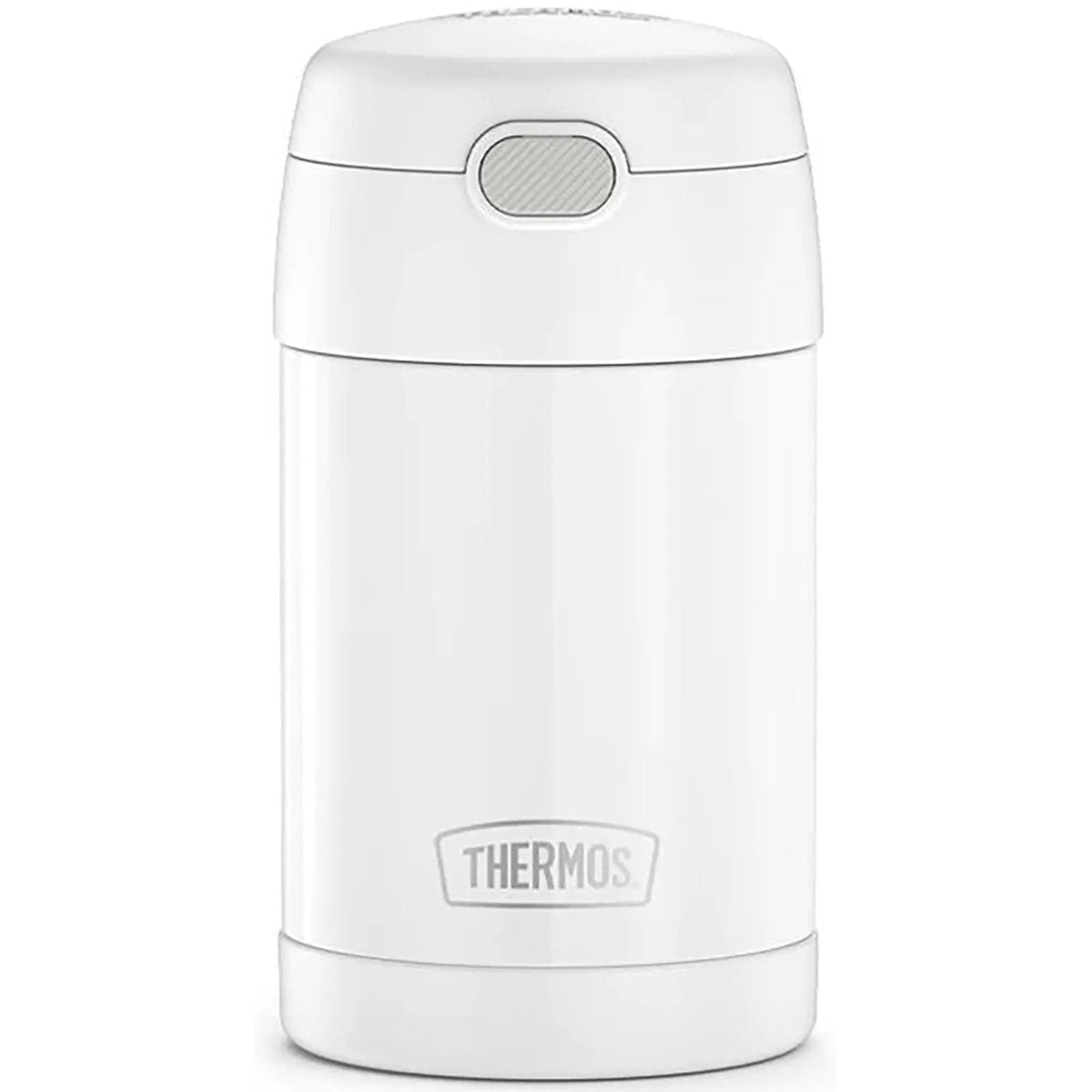 Thermos 16 oz. Vacuum Insulated Stainless Steel Food Jar with Spoon - White Thermos