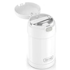 Thermos 16 oz. Vacuum Insulated Stainless Steel Food Jar with Spoon - White Thermos