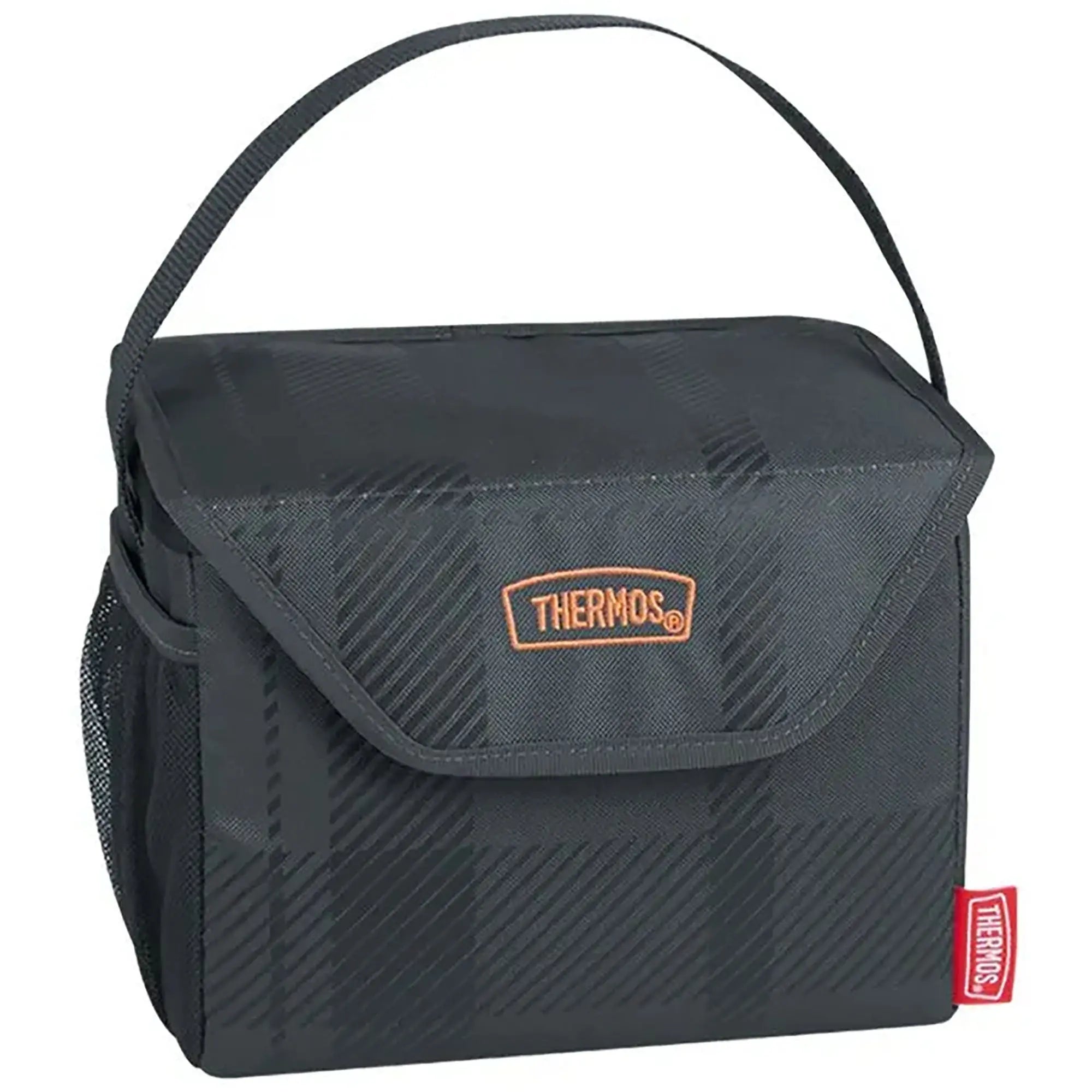 Thermos 6-Can Soft Cooler Bag - Charcoal Plaid Thermos