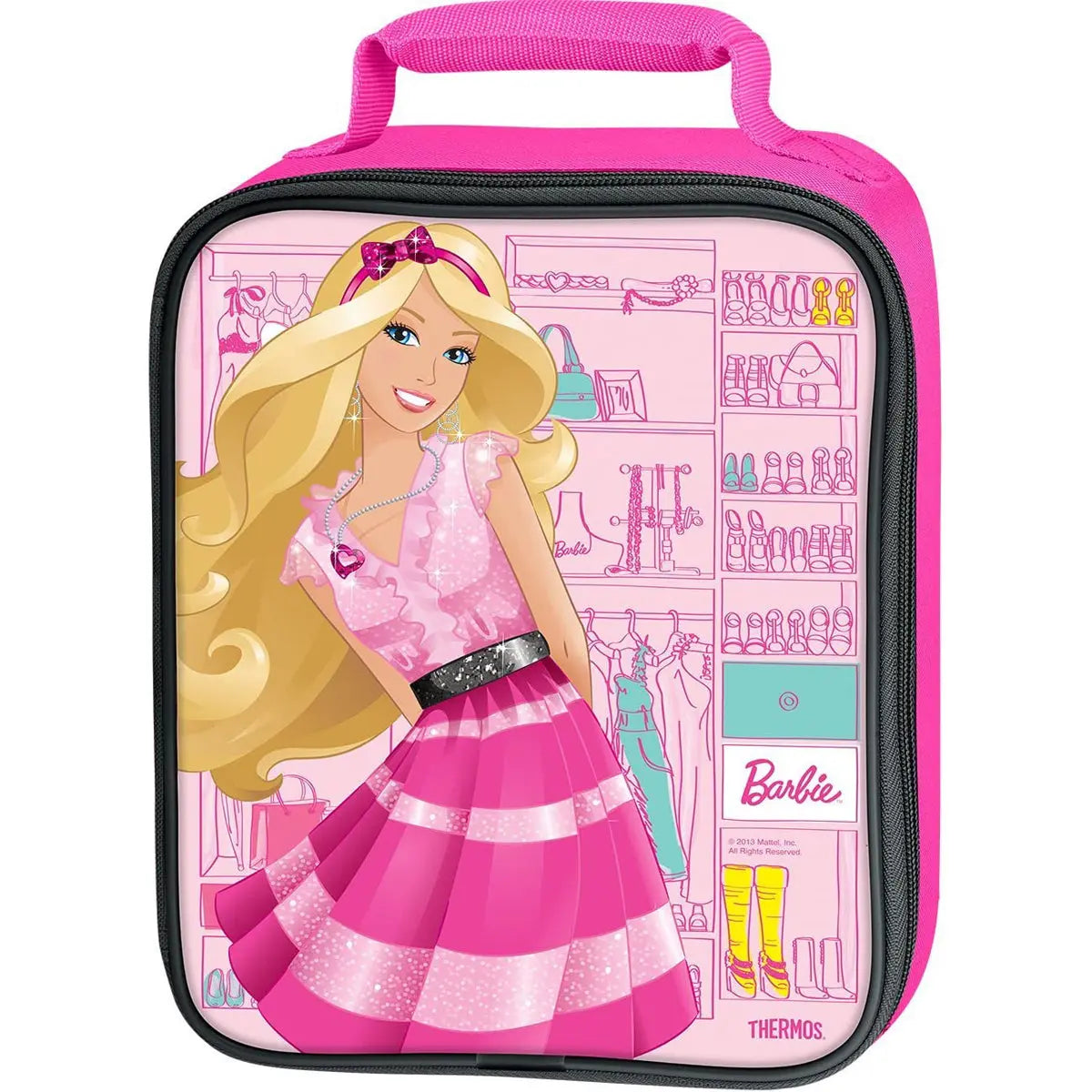 Thermos Kid's Barbie Novelty Soft Lunch Box Thermos