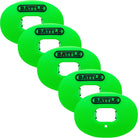 Battle Sports Oxygen Lip Protector Mouthguard w/ Thick Strap 5-Pack - Neon Green Battle Sports