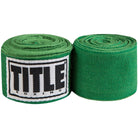 Title Boxing 180" Semi Elastic Mexican Handwraps - Green Title Boxing