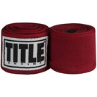 Title Boxing 180" Semi Elastic Mexican Handwraps - Maroon Title Boxing