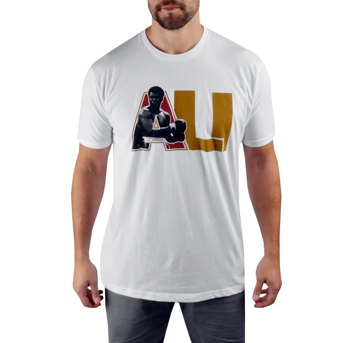 Title Boxing Ali Big A Premium Fitted Legacy T-Shirt - White Title Boxing
