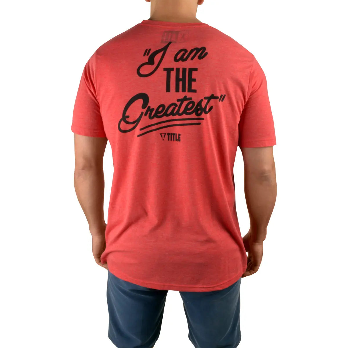 Title Boxing Ali I Am The Greatest Premium Fitted Legacy T-Shirt - Red Title Boxing
