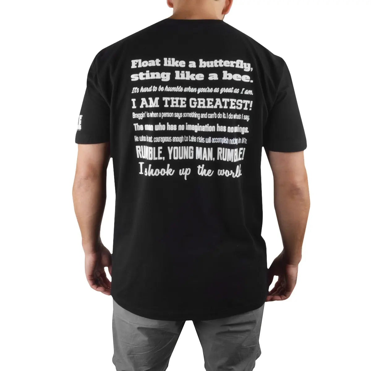Title Boxing Ali Quotes Premium Fitted Legacy T-Shirt - Black Title Boxing
