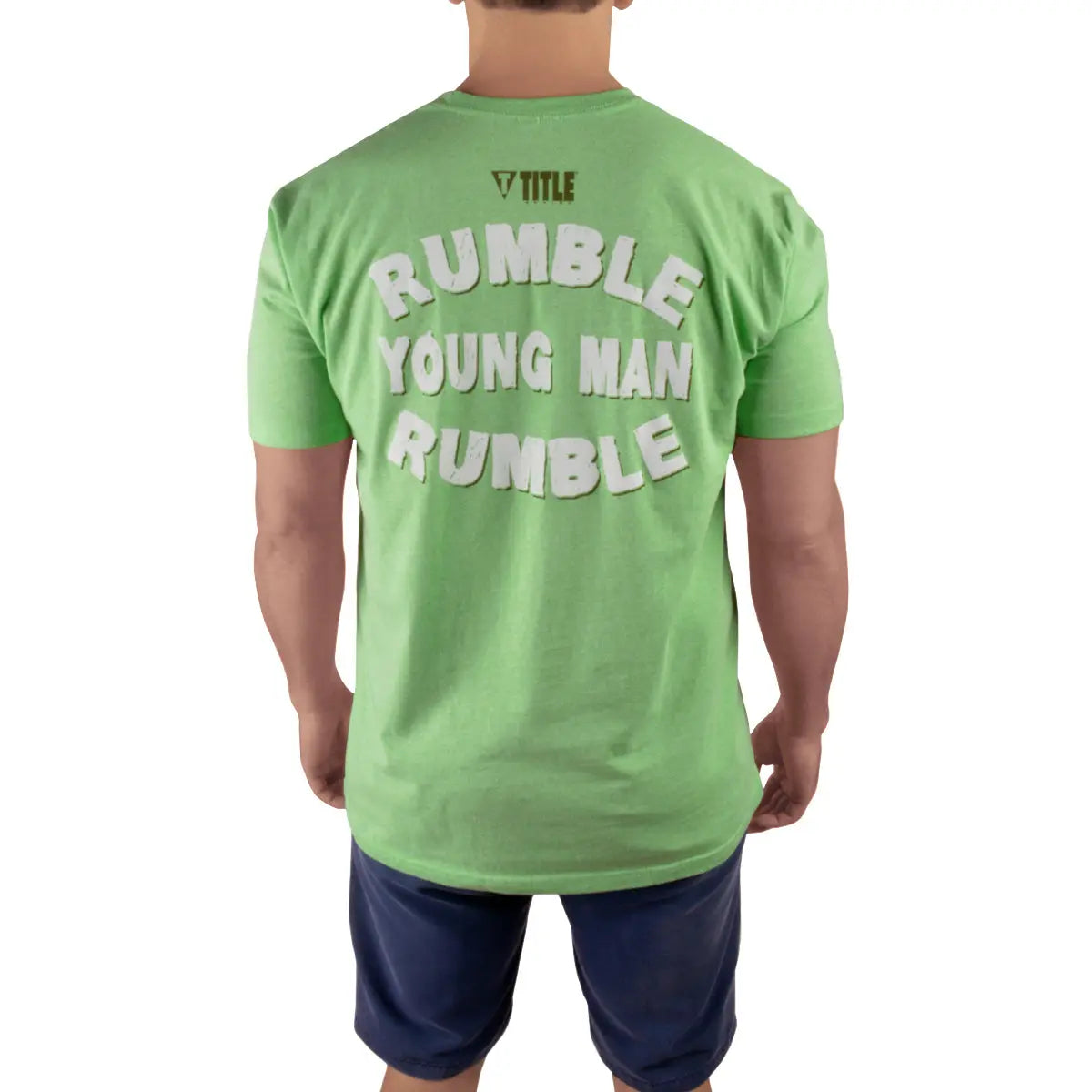 Title Boxing Ali Rumble Premium Fitted Legacy T-Shirt - Apple Green Title Boxing