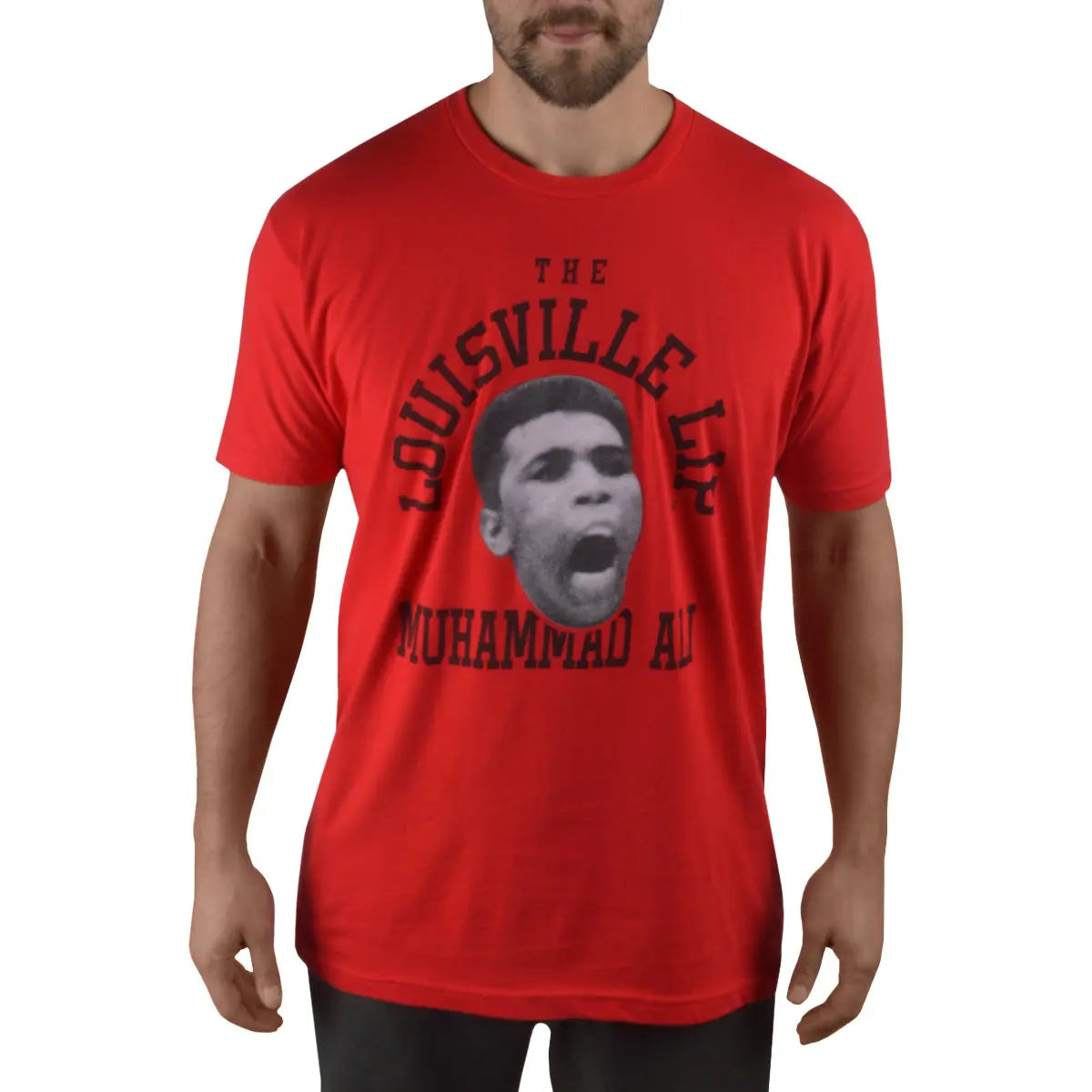 Title Boxing Ali The Louisville Lip Premium Fitted Legacy T-Shirt - Red Title Boxing