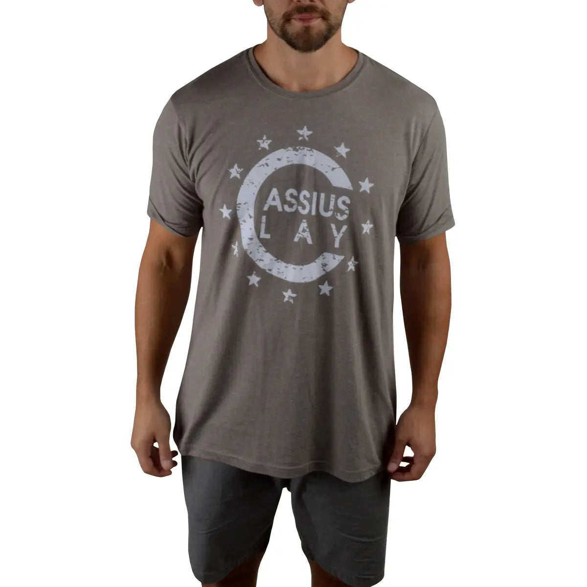Title Boxing Cassius Clay '64 Champ Premium Fitted Legacy T-Shirt - Ash Gray Title Boxing